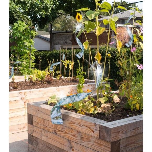 Premium Quality Bird Deterrent Reflective Scare Tape Ribbon 350 ft Long - Picture 6 of 6